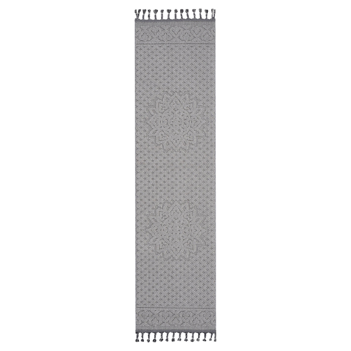 Guros 2X8 Cream Trellis Indoor Outdoor Runner Rug