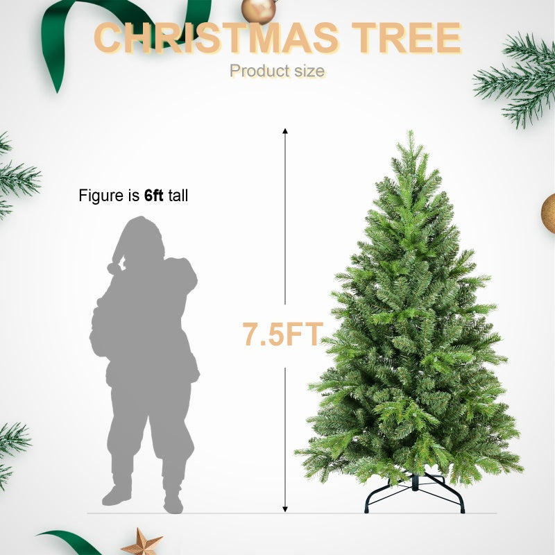 PE, PVC Christmas Tree, Green