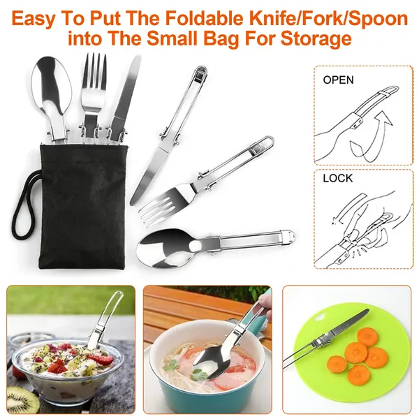 16Pcs Camping Cooking Ware Set Camping Stove Cookware Kit