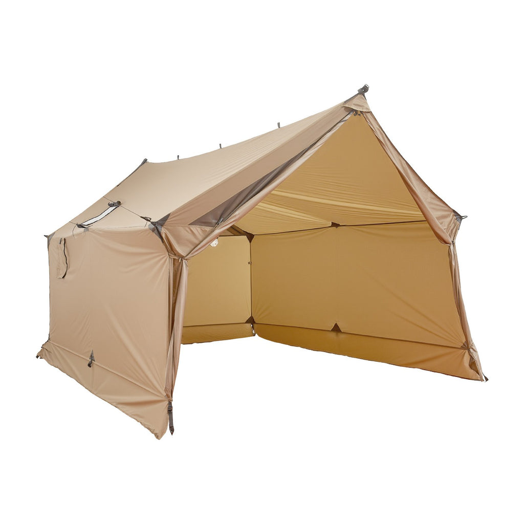 Cabin Tent With Stove Jack Lightweight Waterproof 2 Persons Camping