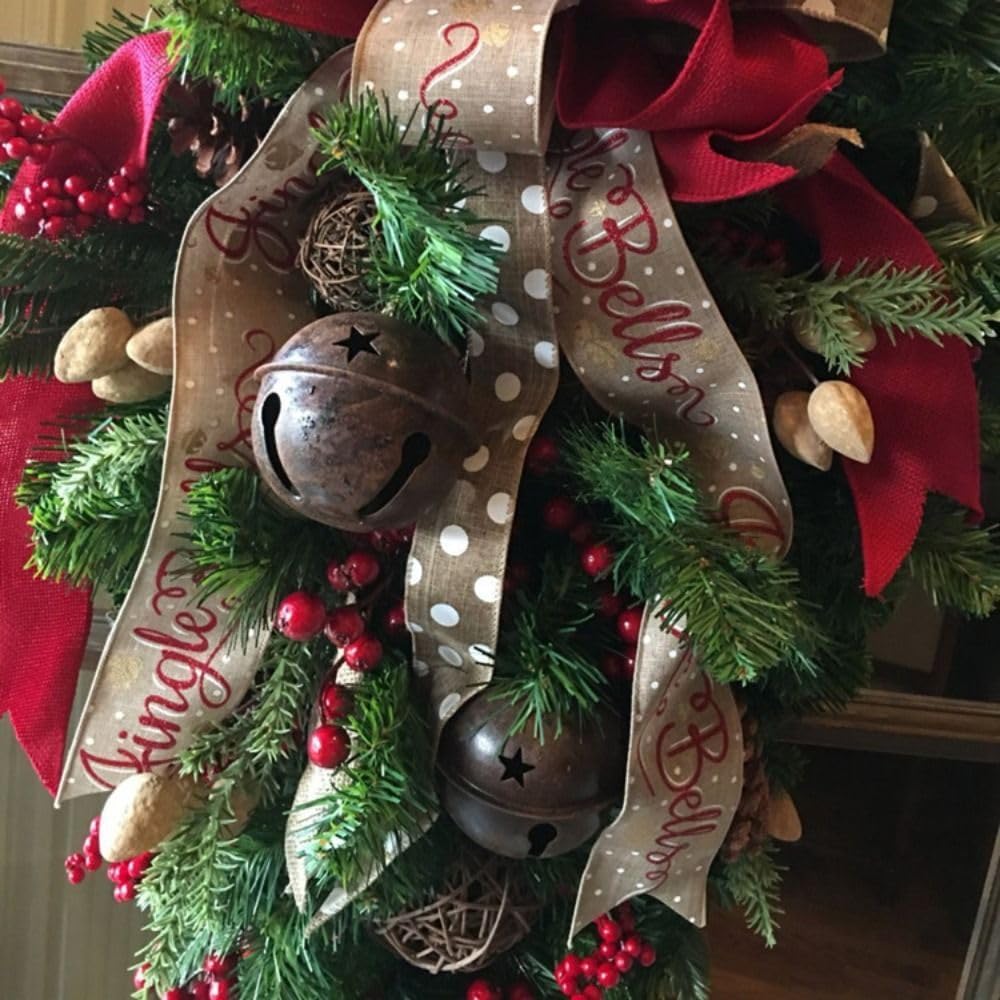 Candy Cane Teardrop Christmas Wreath, 24 in
