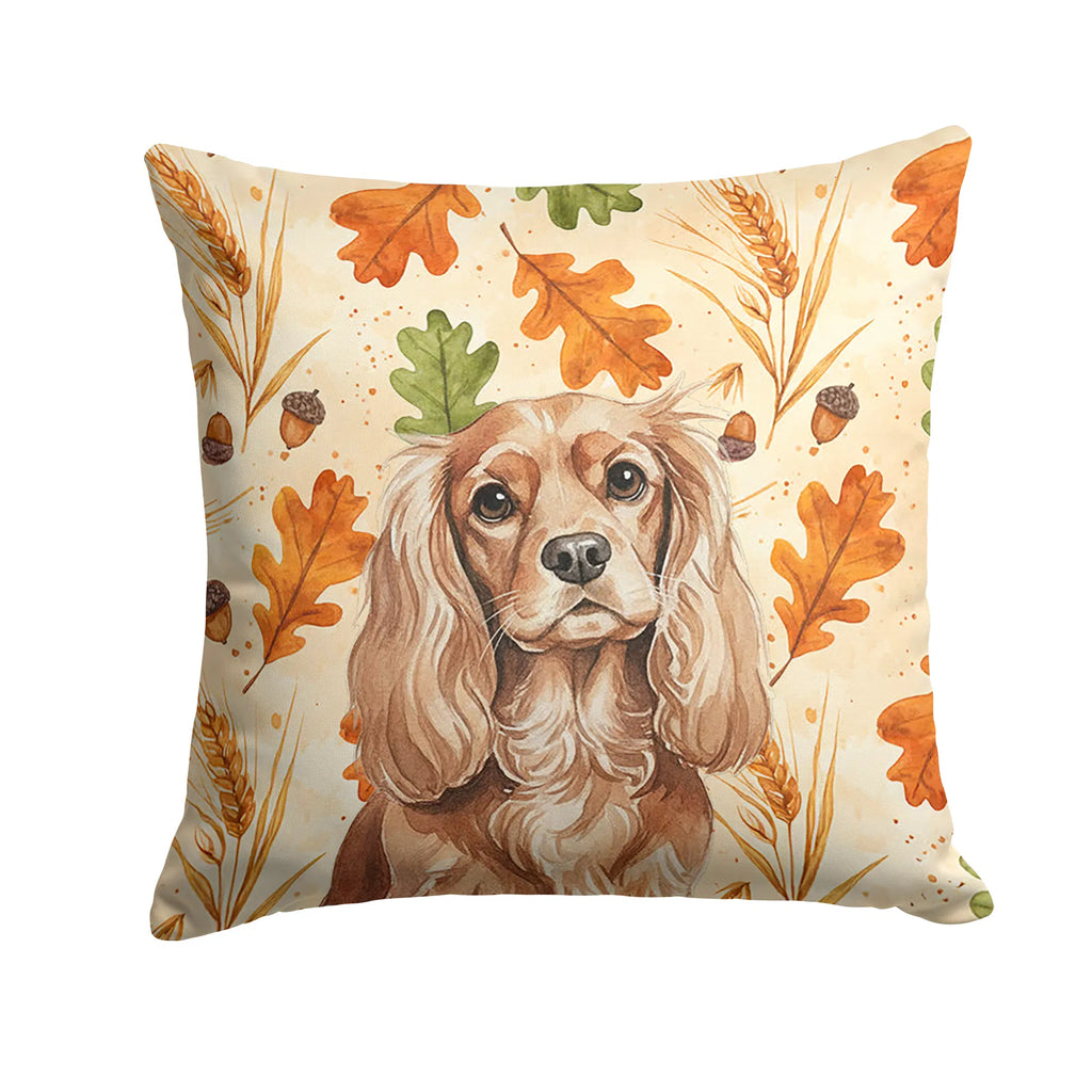 Ruby Cavalier Spaniel Heirloom Fall Throw Pillow Decorative Indoor