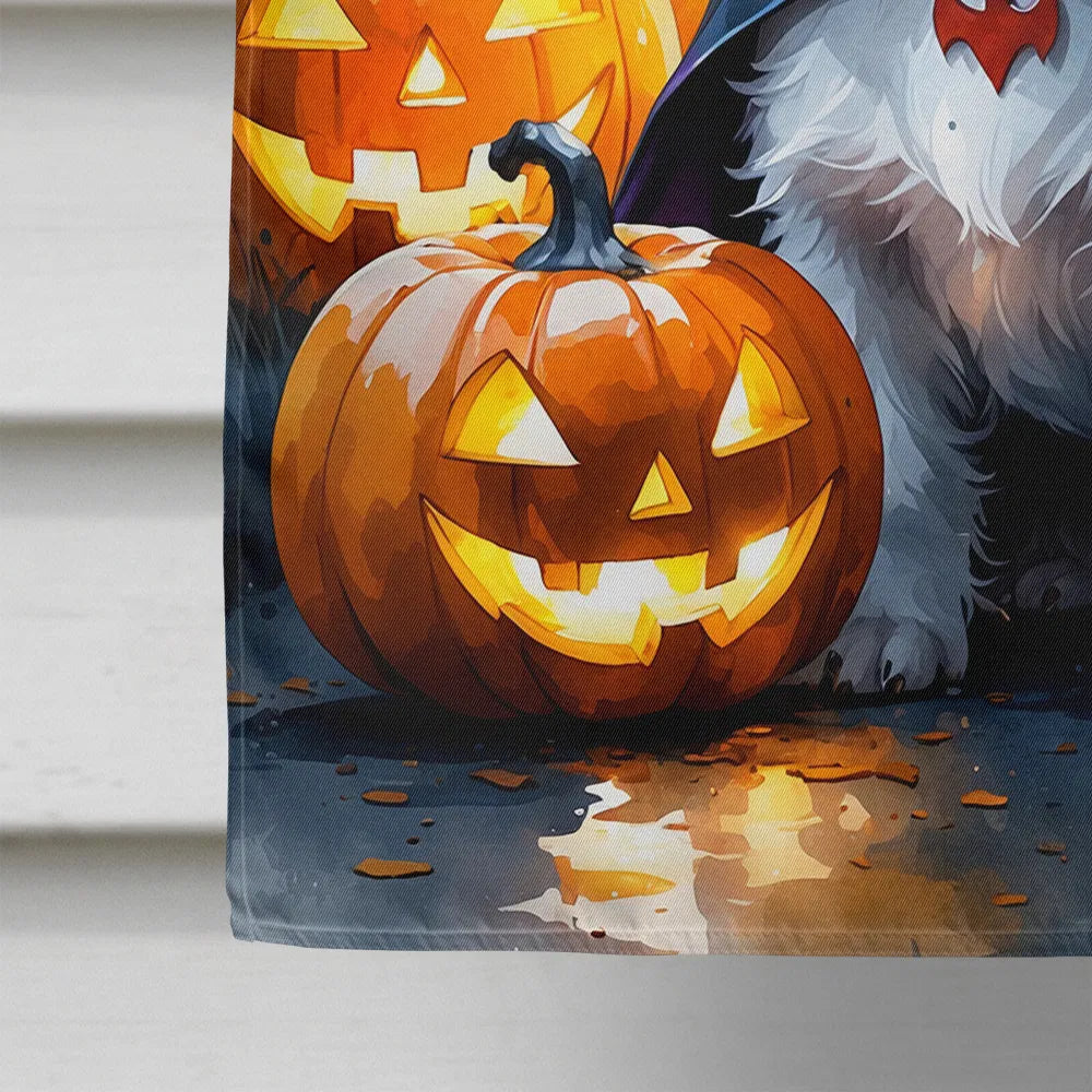 Westie Spaniel Puppy Halloween House Flag Large Porch Sleeve Pole