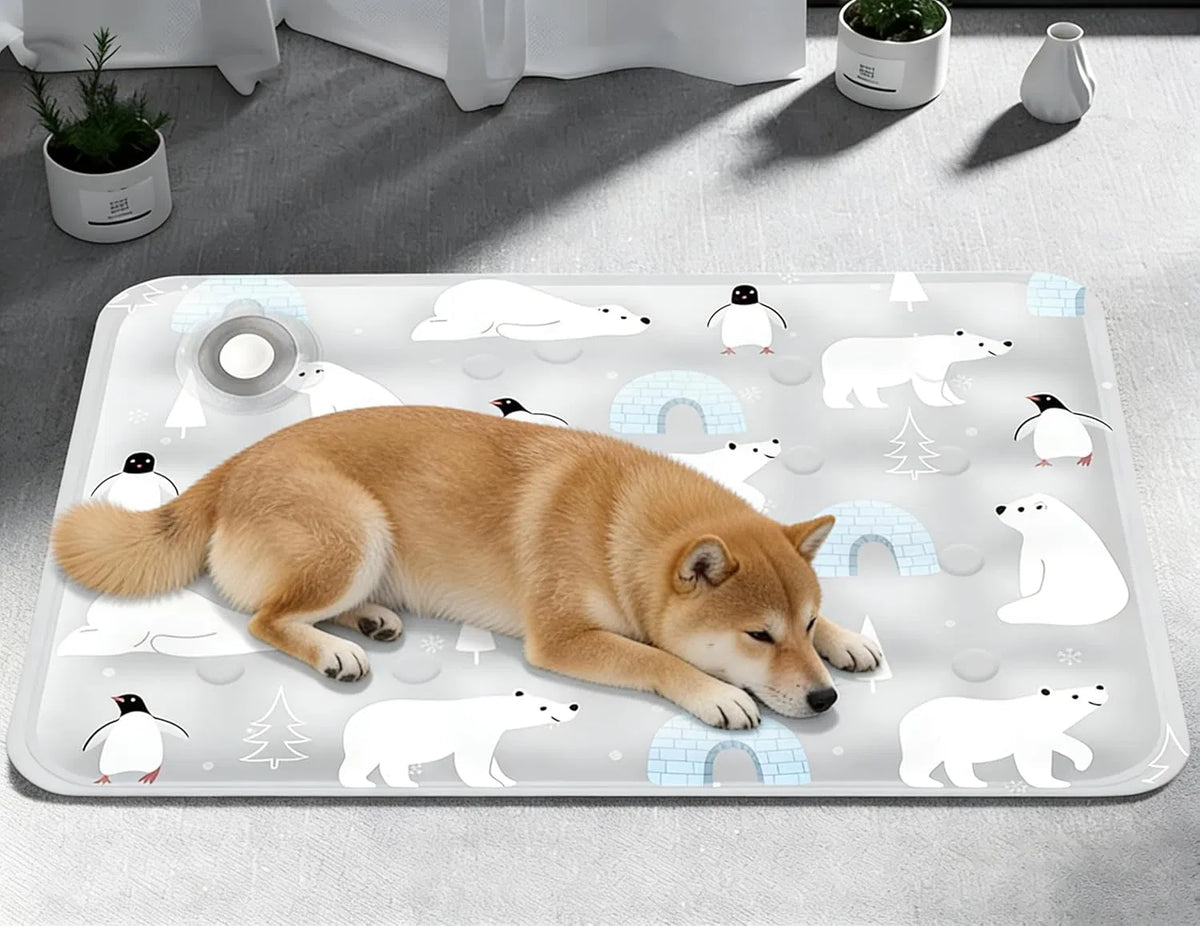 90*60 Cm Dog Cooling Mat, Summer Pet Mats, Portable Pet Cooling Pad