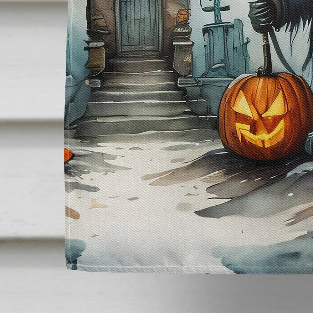 Krampus The Christmas Demon Spooky Halloween House Flag Large Porch