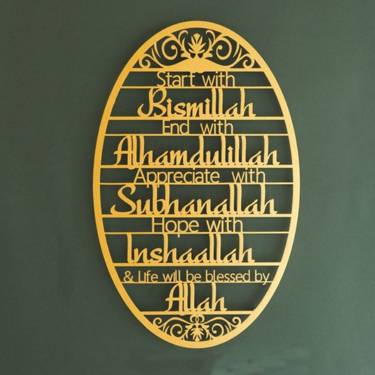 Metal Wall Art-elegant Home Decor For Study Room, Bedroom & More -room
