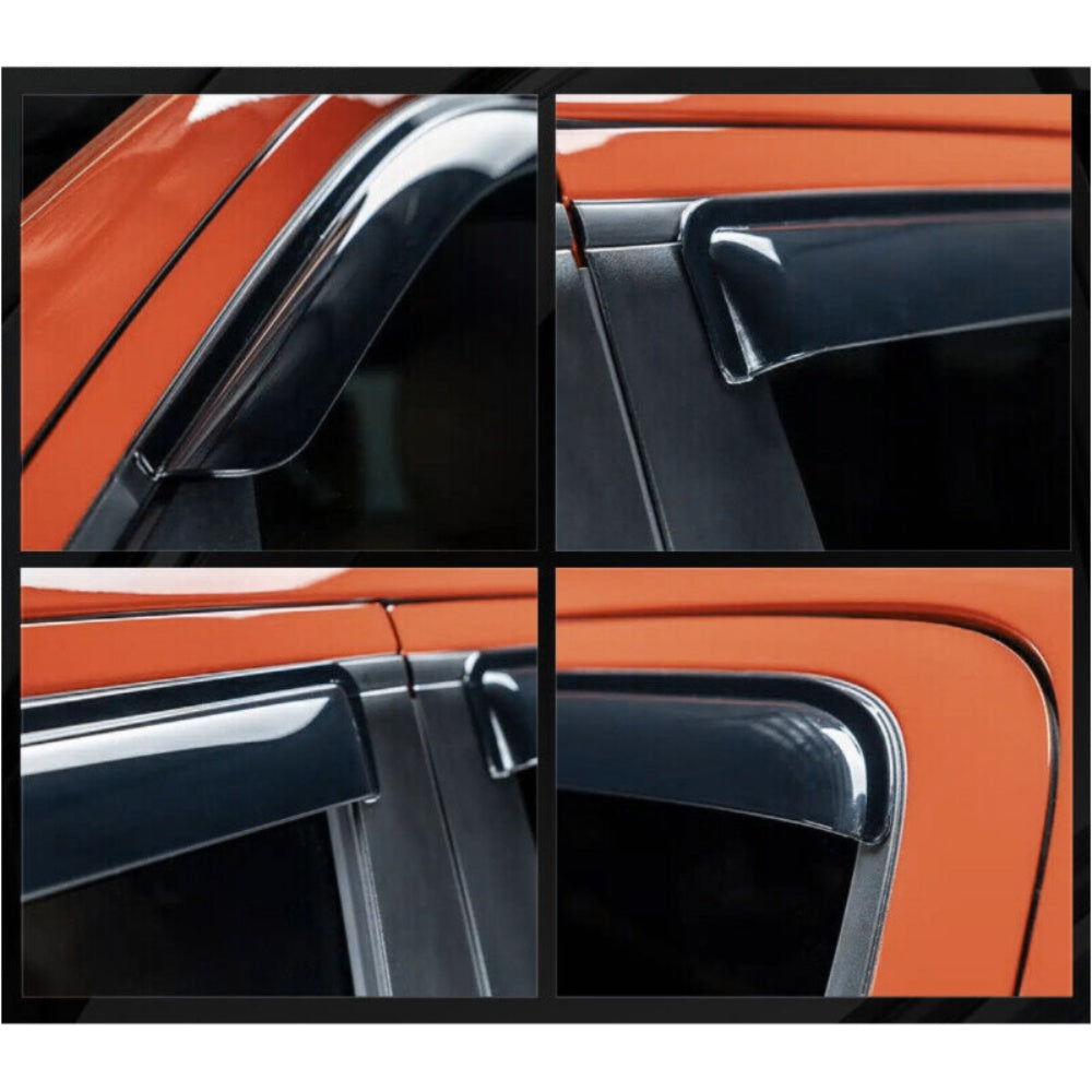 For F250 F350 F450 F550 Superduty Acrylic Window Visors 4Pc Set
