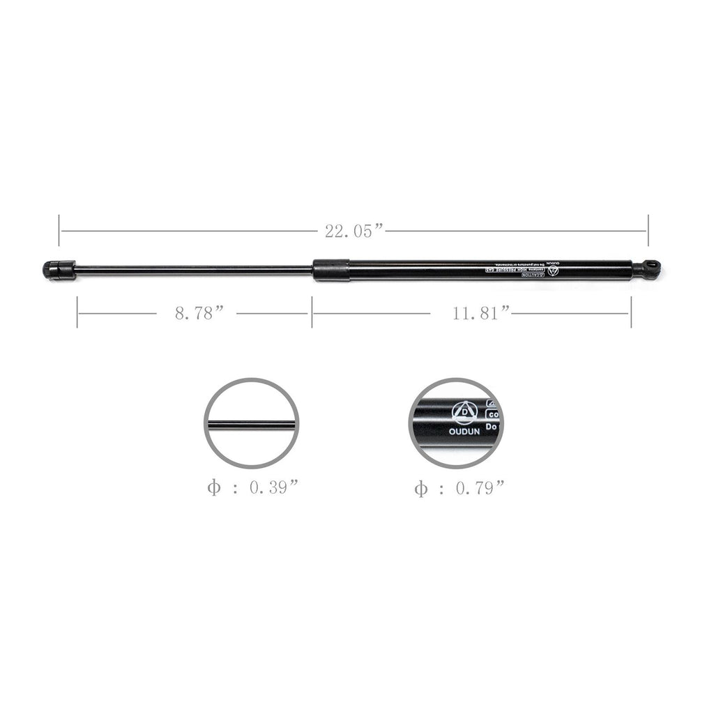 2x Rear Tailgate Liftgate Lift Support Struts Shock Fit 01-06 Santa Fe