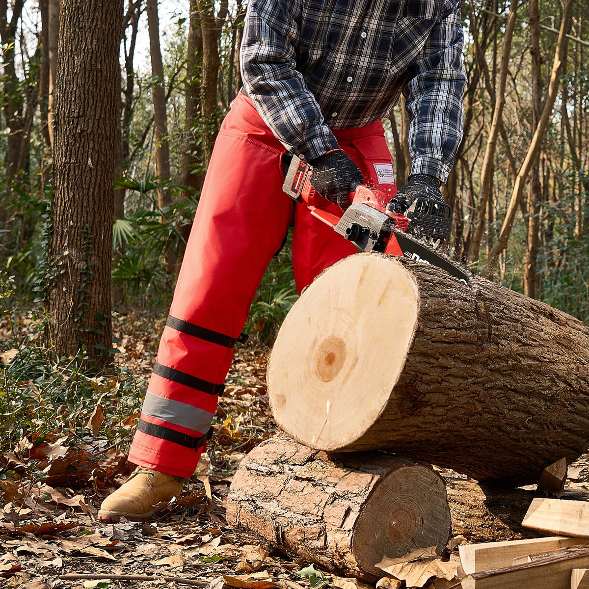 Chainsaw Chaps 39.7in Apron Style Forestry Chainsaw Safety Chaps Class