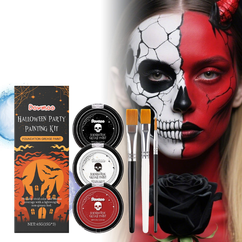 Dowmoo Halloween Face And Body Paint Set, 45 G Set
