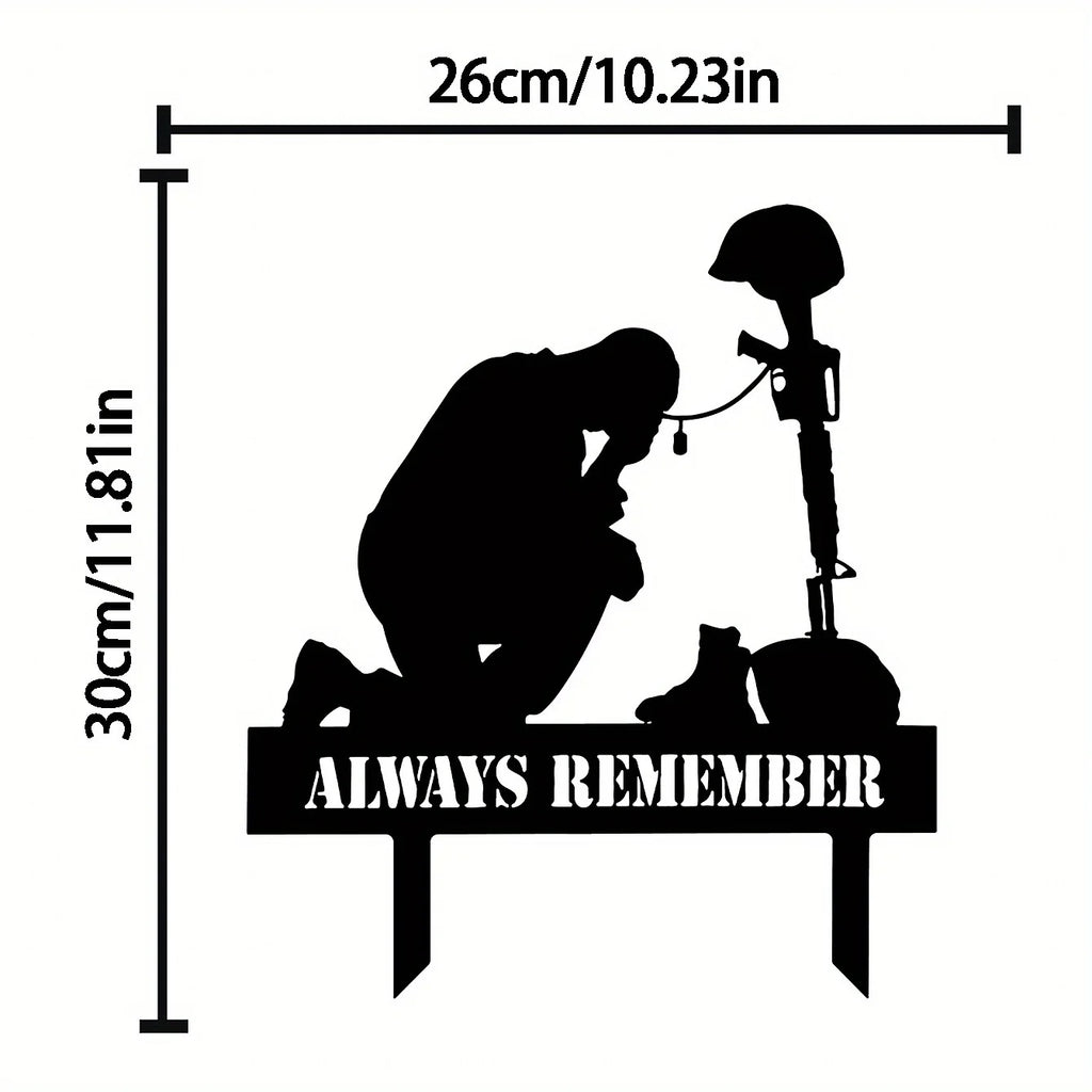 Freedom Is Not Free Silhouette Memorial - Outdoor Tribute For Fallen