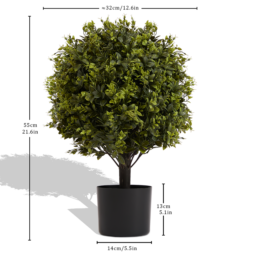 UV Protection Ball Topiary Tree For Indoor Outdoor Sales Artificial