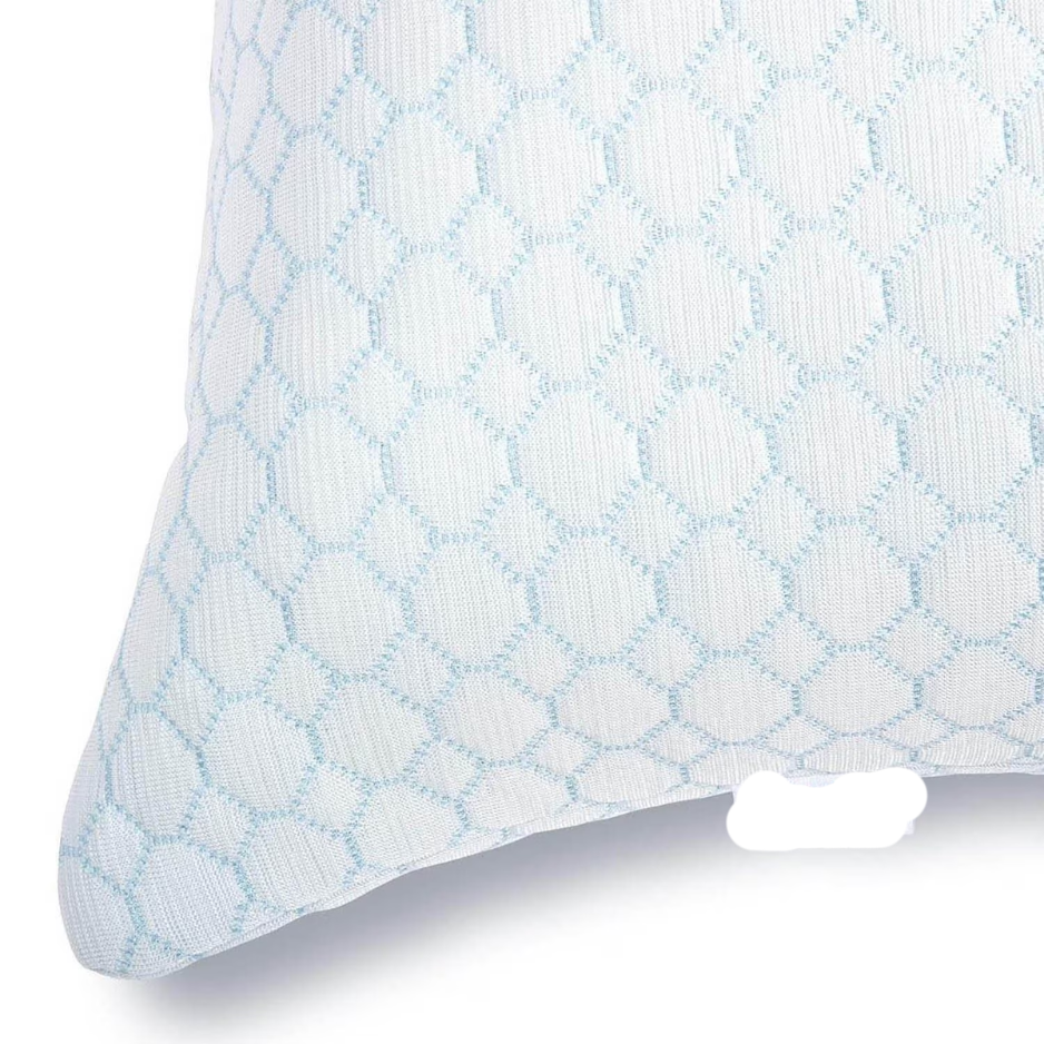 2-Pack Cooling Down Microfiber Pillows, Standard Queen Size