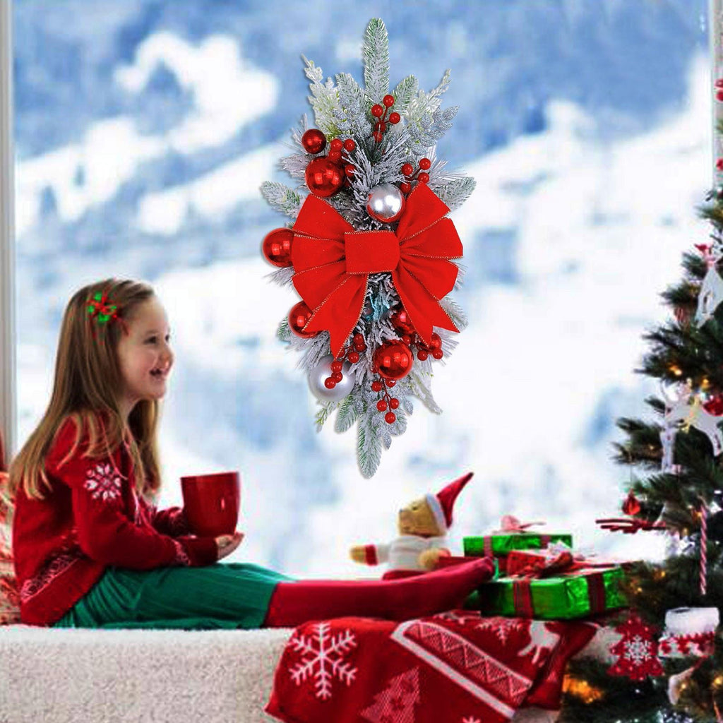 Handmade Wreaths, Christmas Staircase Decorations, Floral Ornaments