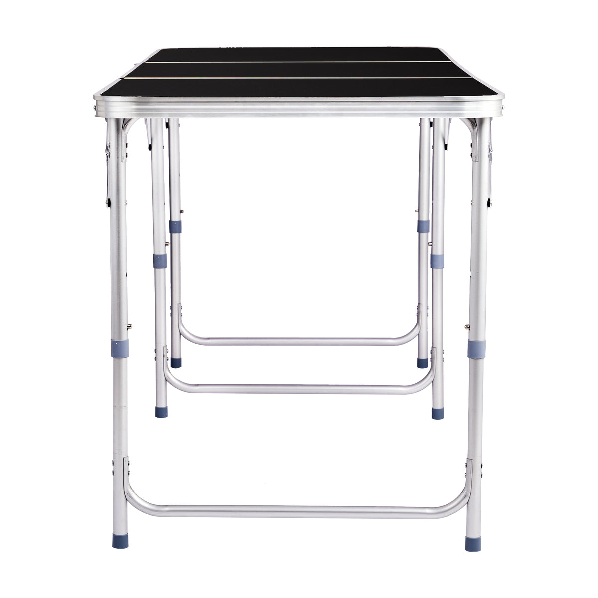 6ft 180-60cm Aluminum Alloy 3-Fold Portable Folding Table, Adjustable