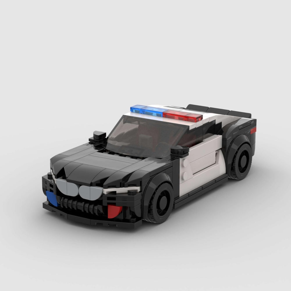 318PCS City Police Car Toy DIY City Car Building Bricks