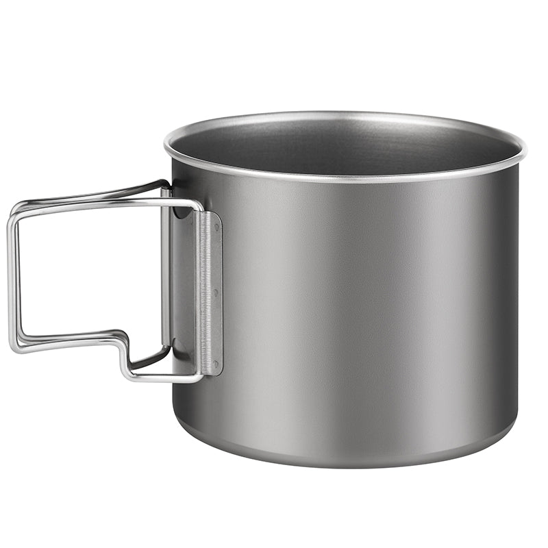 Uncoated Titanium Cup Pure Titanium Outdoor 800ml 29oz Cup For Camping