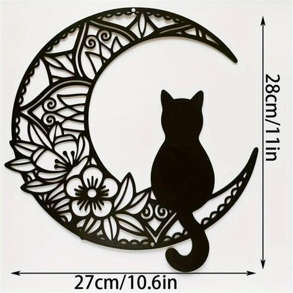Bohemian Crescent Cat Wall Decor Pet Theme Home Decoration Christmas
