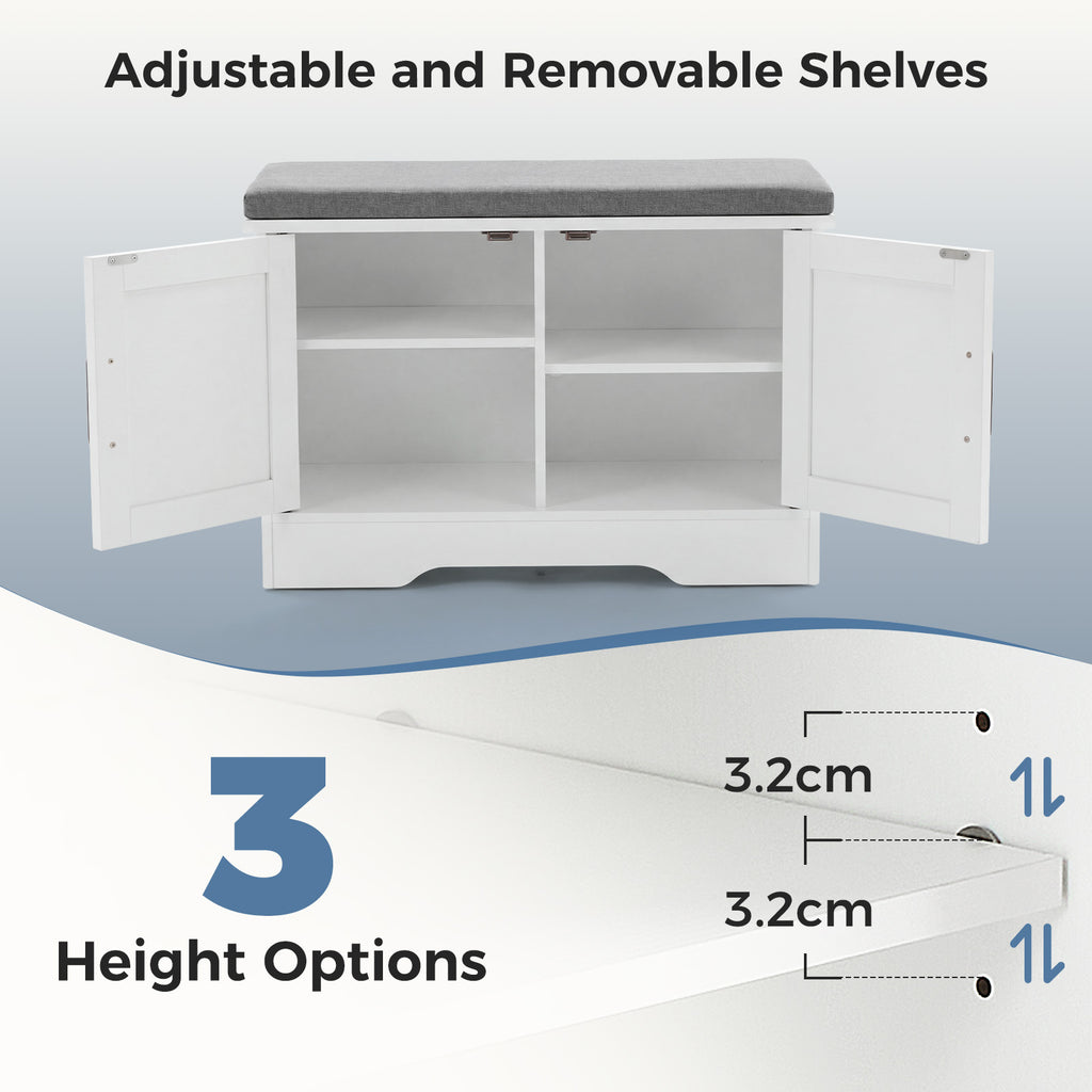 Wooden Shoe Storage Cabinet, For Living Room Storage