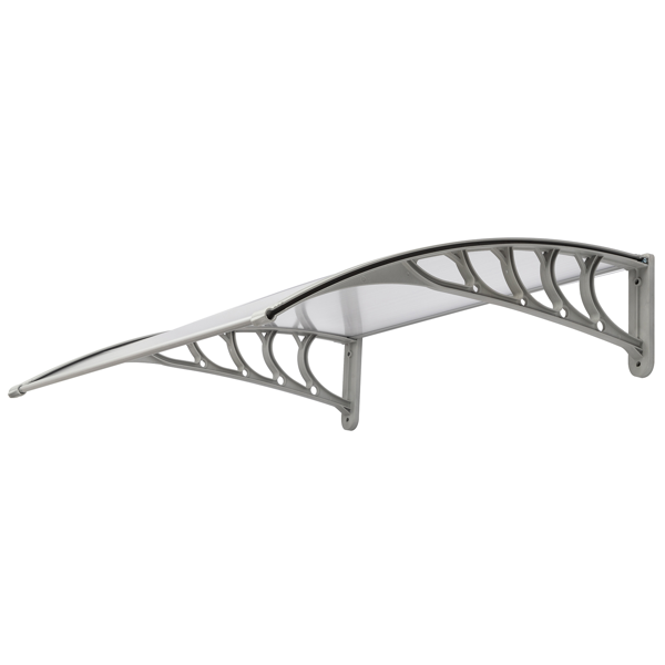 HT-100 X 96cm Household Application Door & Window Rain Cover Eaves Gray