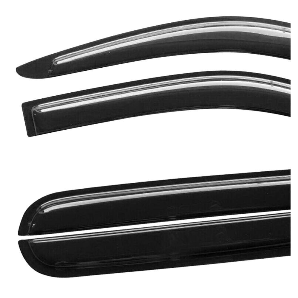 Fits 04-12 Chevy Colorado GMC Canyon Crew Cab Window Visors Acrylic 4Pc