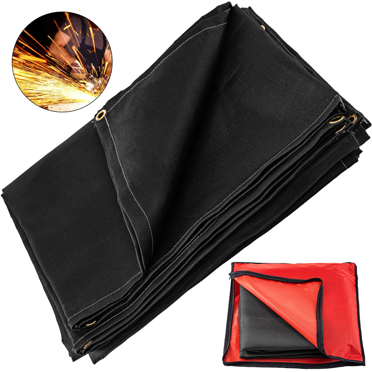 Welding Blanket, 10 X 10 Foot Fiberglass Blanket, Up To 550 °C