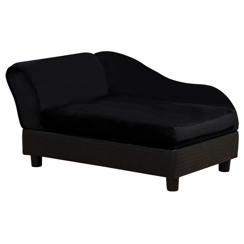 Pawhut Pet Sofa Bed Couch With Storage, Pet Sofa For Cats And Small