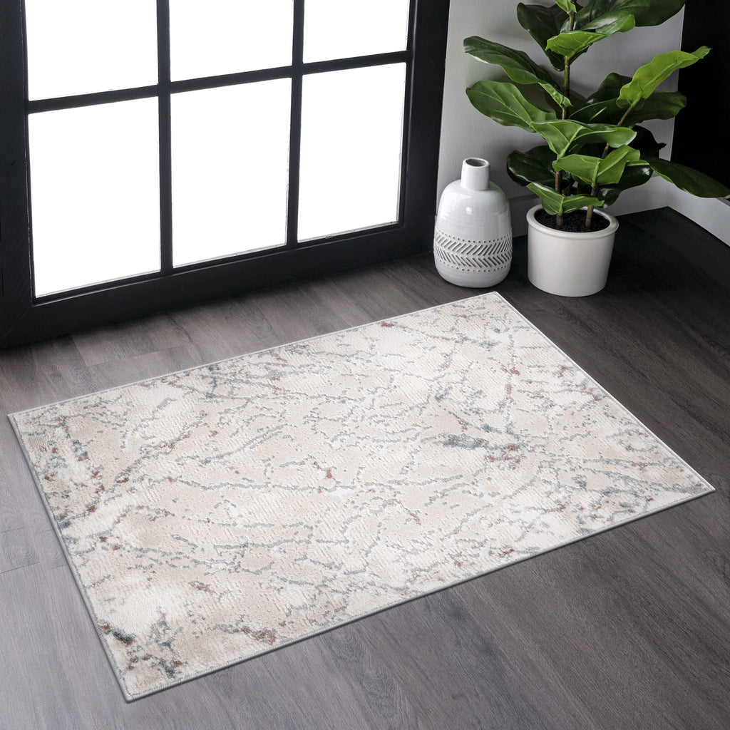 Marfi 2X3 Multi Contemporary Doormat Rug