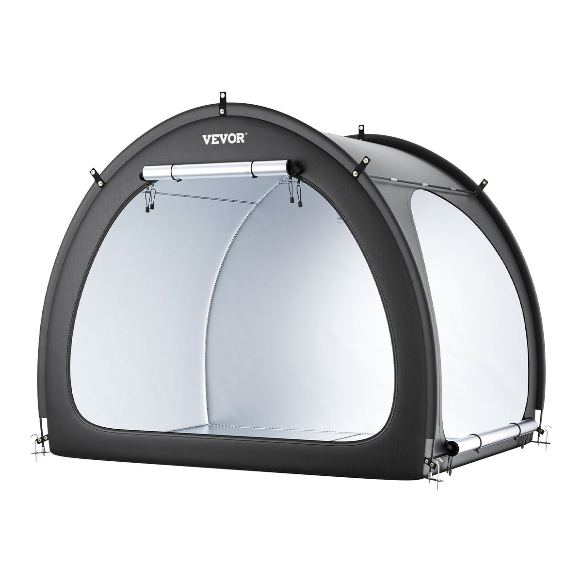 Outdoor Bike Storage Tent Fan-shaped Dual-door Bike Tent For 4 To 5