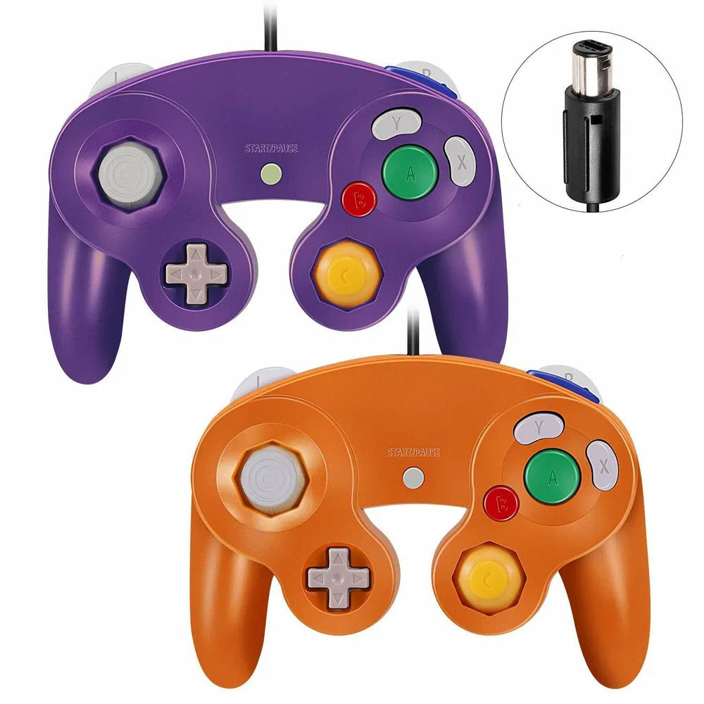 2 Pack Wired NGC Controller Gamepad For Nintendo Gamecube GC & Wii U