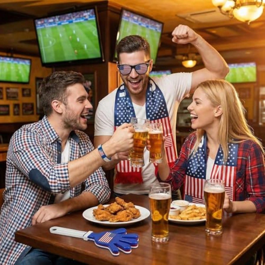 6pcs Set The American Celebration,usa World Cup Fan Kit,complete Soccer