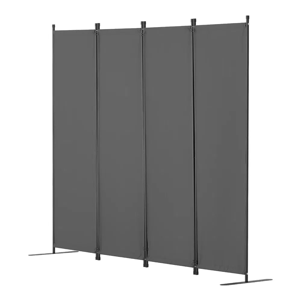 4-Panel Room Divider, Foldable Privacy Shields, Cloth Segregation