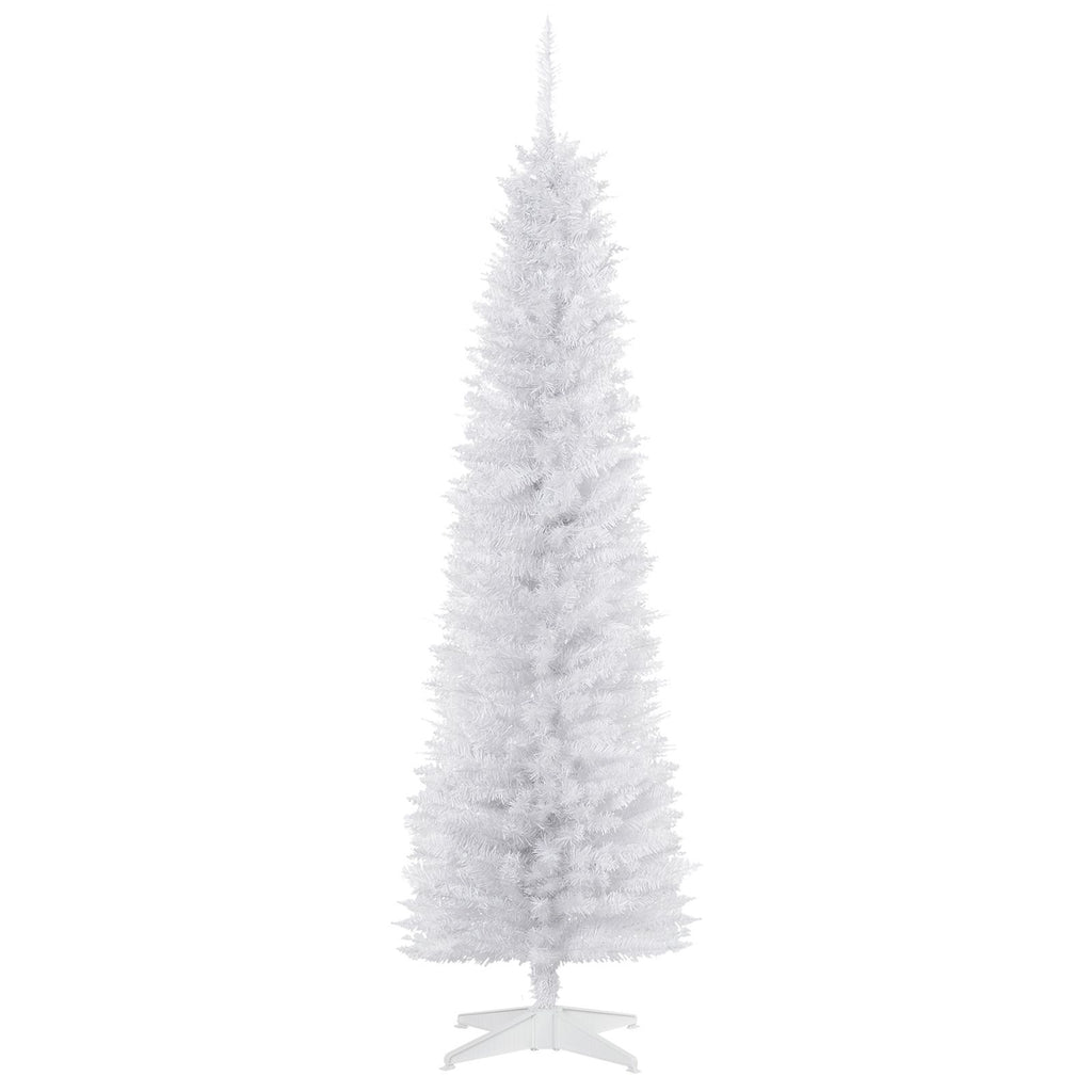 6 FT Christmas Tree Classic Tree Holiday Indoor Decoration, With Stable