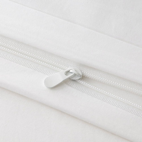 1-Pack White 3-Piece Bedding Set Solid Duvet Cover Set Includes One