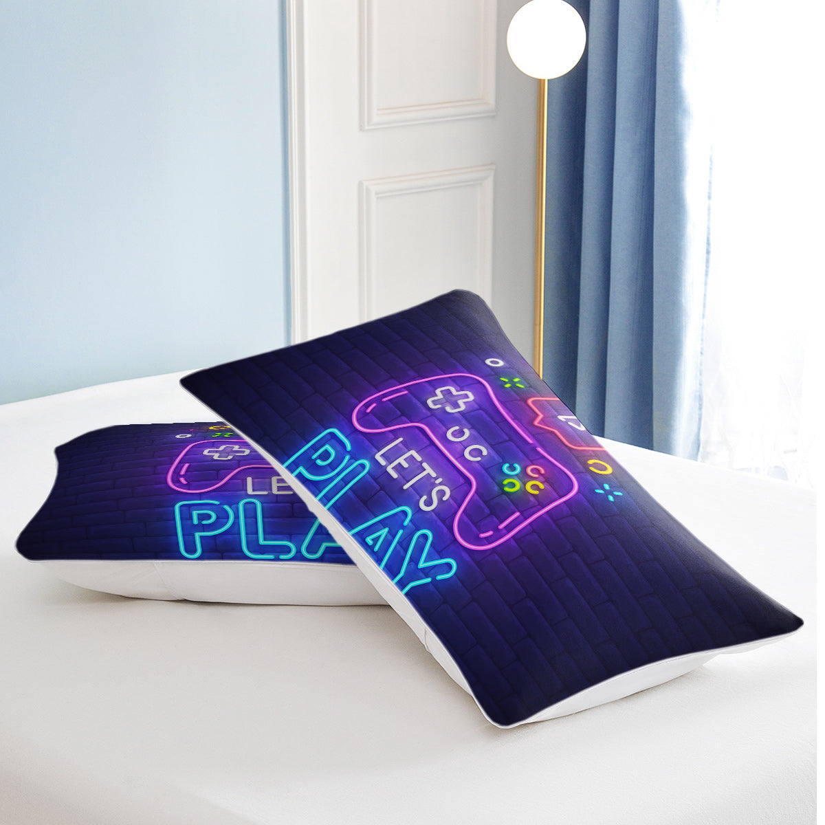 Gaming Duvet Cover Set Twin Full Queen King Size Video Game Controller