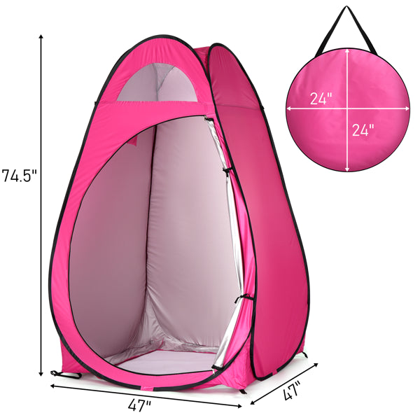 Portable Outdoor Pop-up Toilet Dressing Fitting Room Privacy Shelter