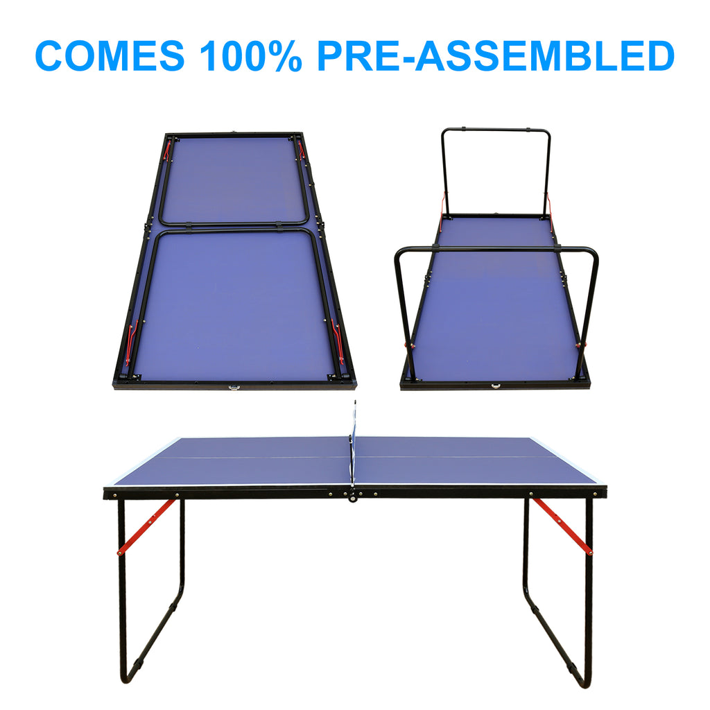 Table Tennis Table Folding Portable Table Tennis Table Set