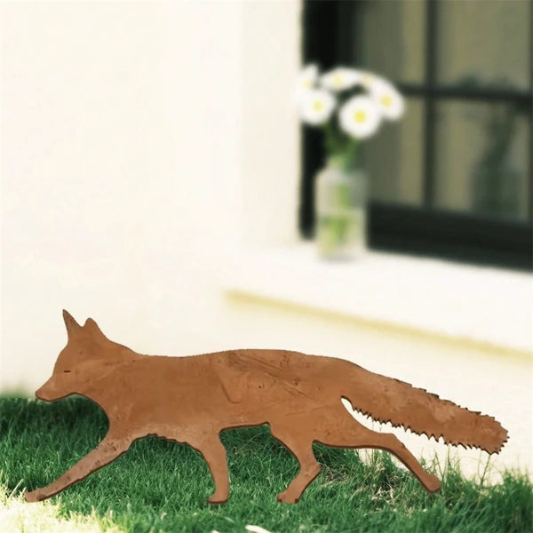 Halloween Christmas Animal Garden Stakes Iron Yard Decor For Lawn Patio