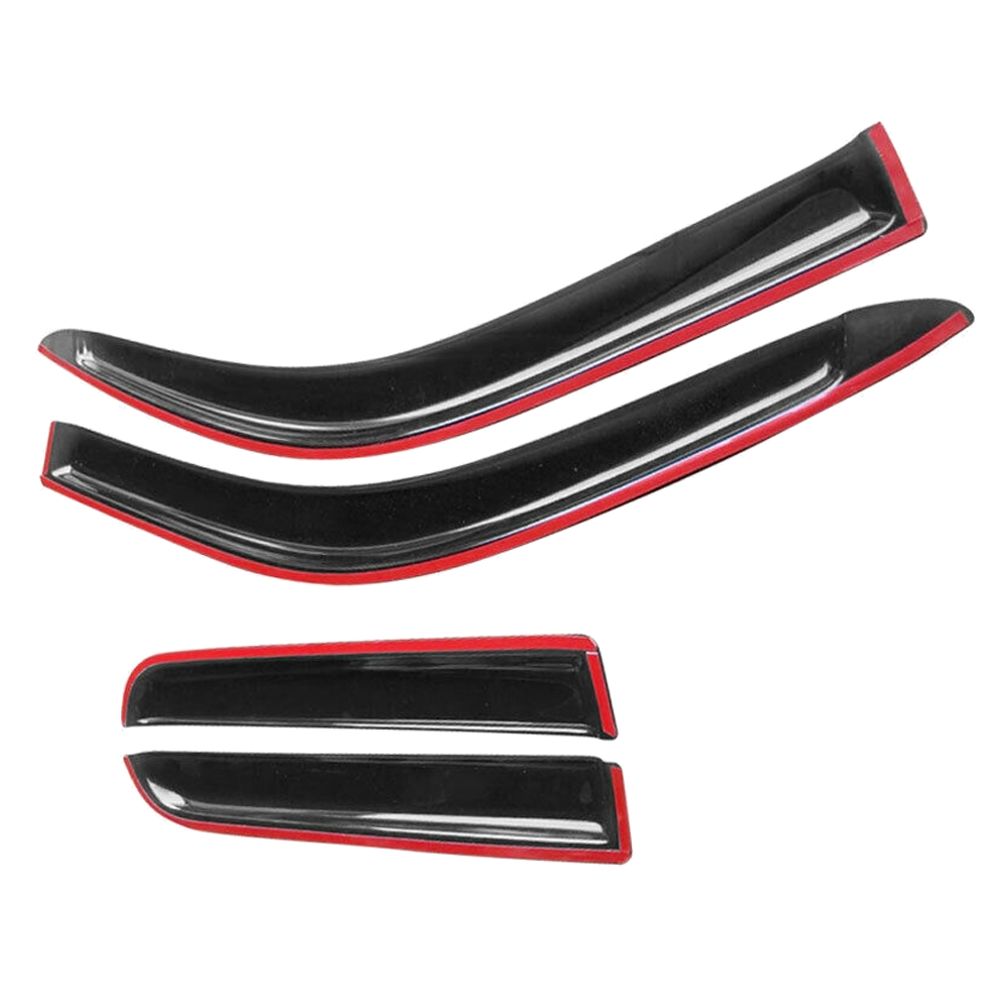 Fits 04-12 Chevy Colorado -GMC Canyon Crew Cab Acrylic Window Visors
