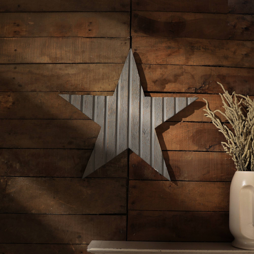 Star Shape Handcrafted Wooden Wall