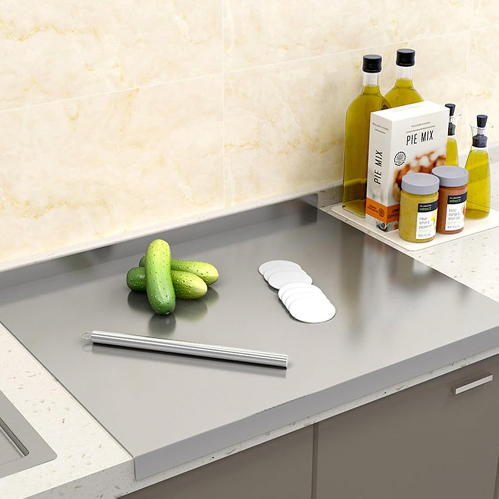 316 Material Double-edge Stainless Steel Kitchen Chopping Board