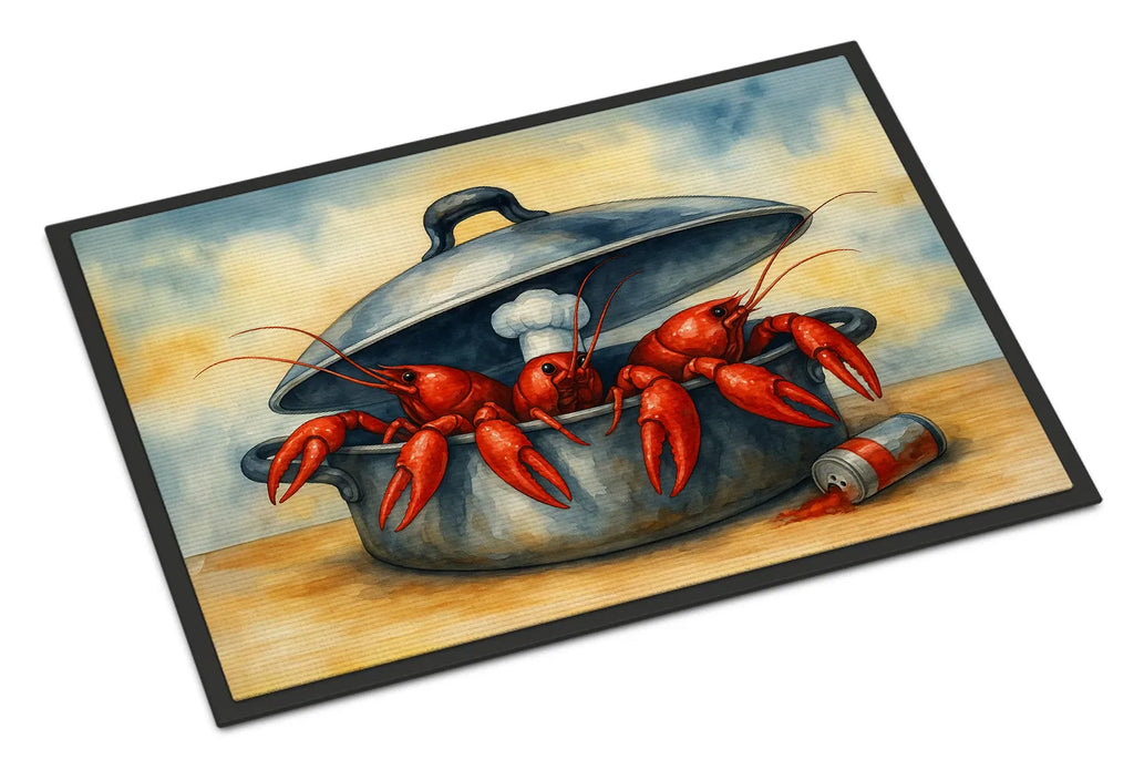 Crawfish Cooking Doormat Front Door Mat Indoor Outdoor Rugs