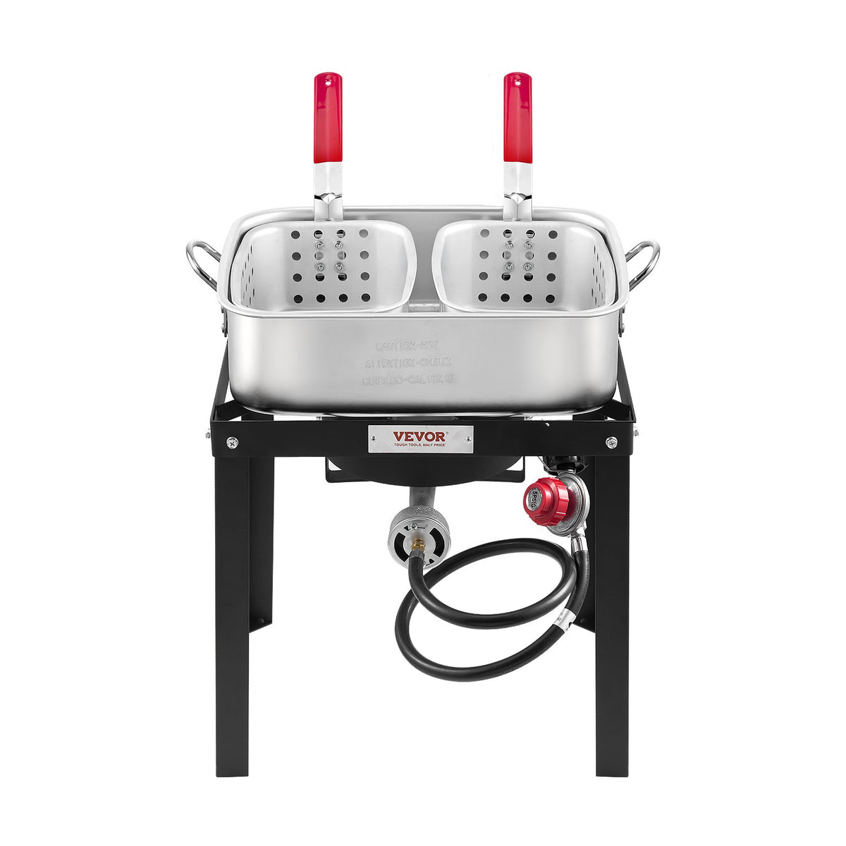 18 Qt Fish And Wing Fryer Aluminum Outdoor Propane Deep Fryer Kit
