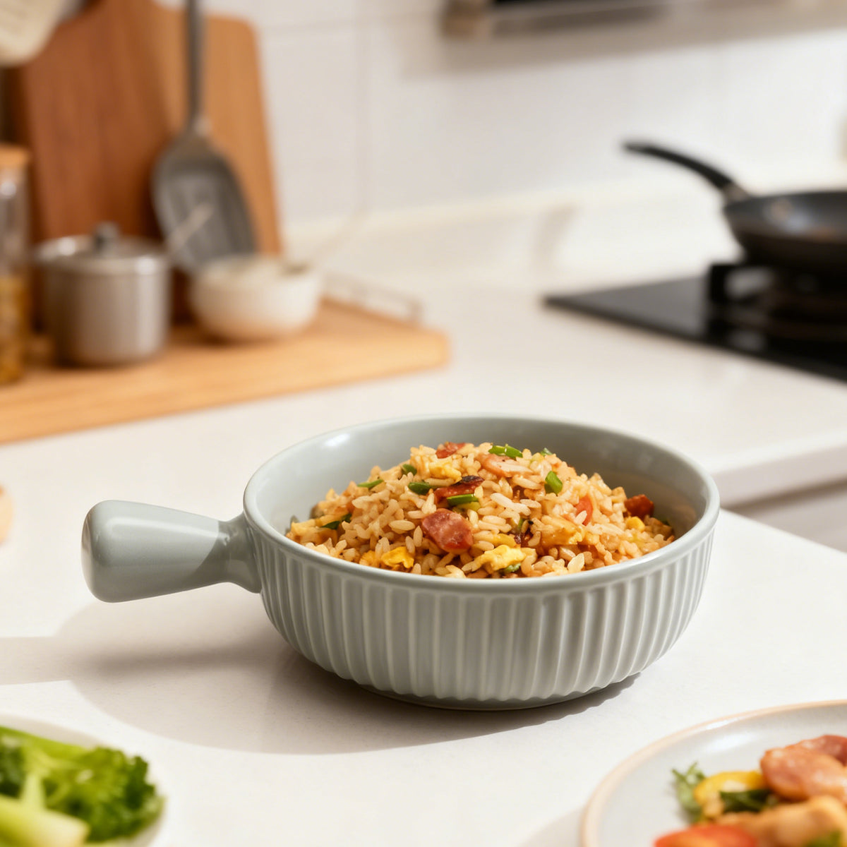 8 Inch Handle Round Bakeware-green