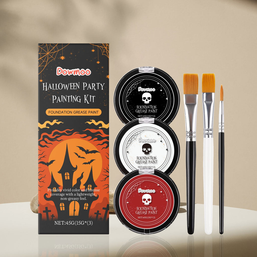 Dowmoo Halloween Face And Body Paint Set, 45 G Set
