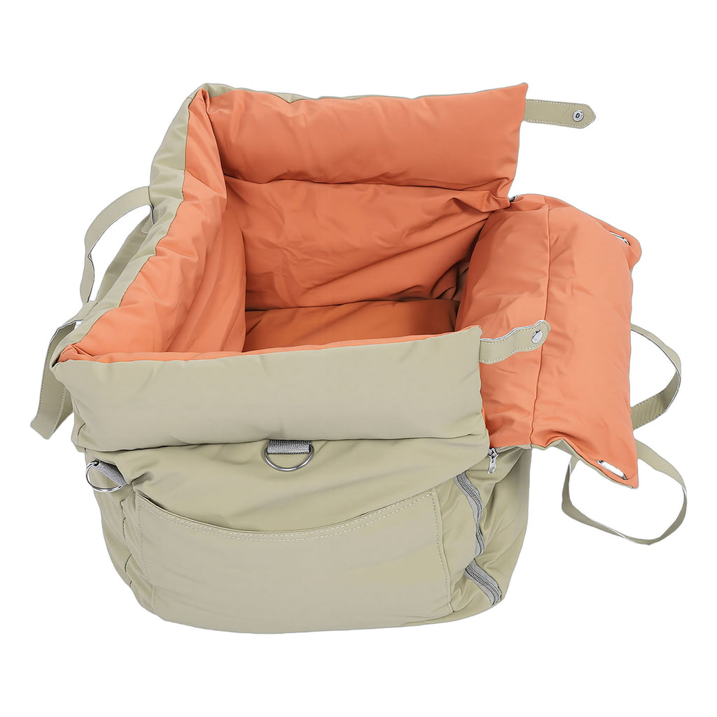 Car Pet Bed Portable Travel Outdoor Detachable Washable Pet Car Seat
