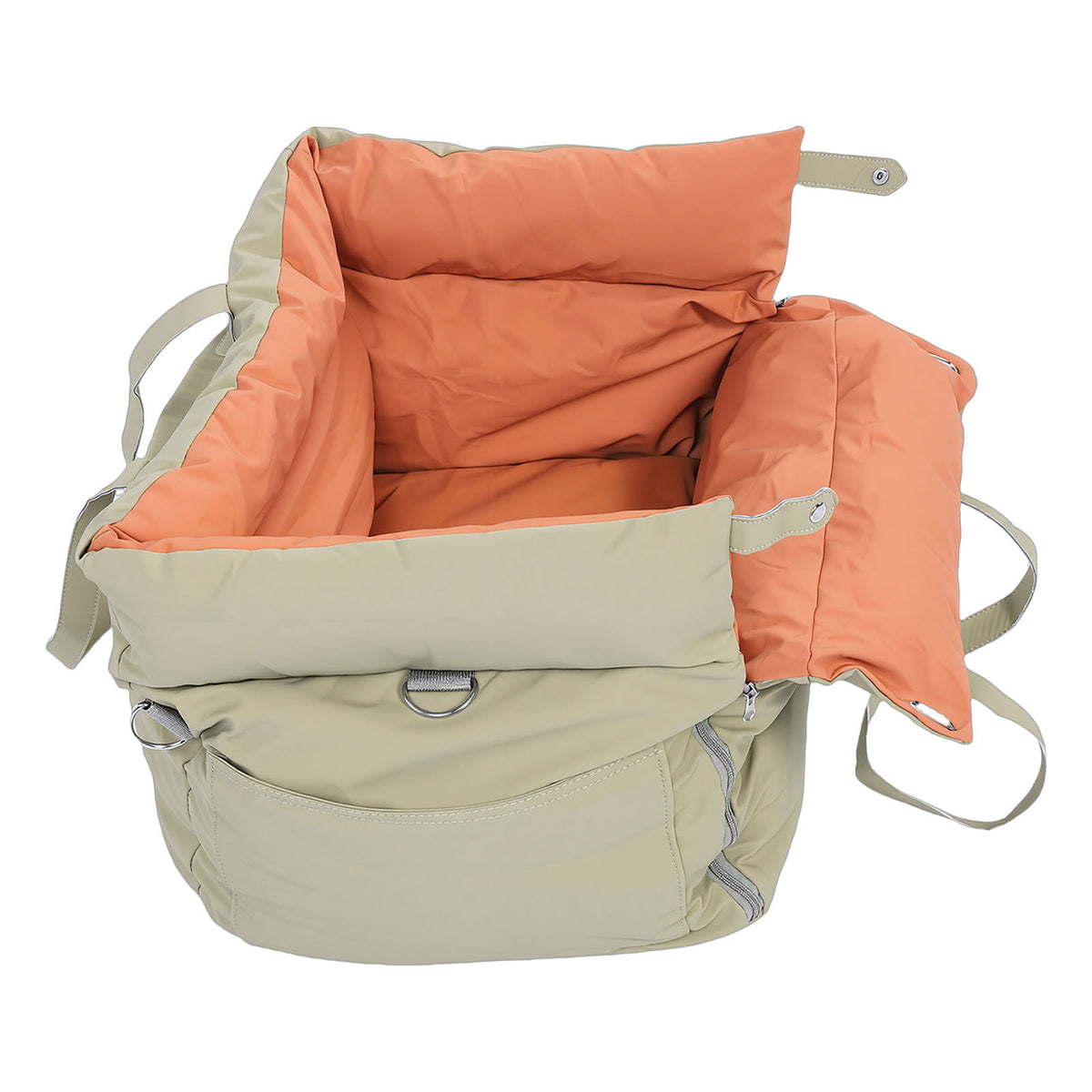 Car Pet Bed Portable Travel Outdoor Detachable Washable Pet Car Seat