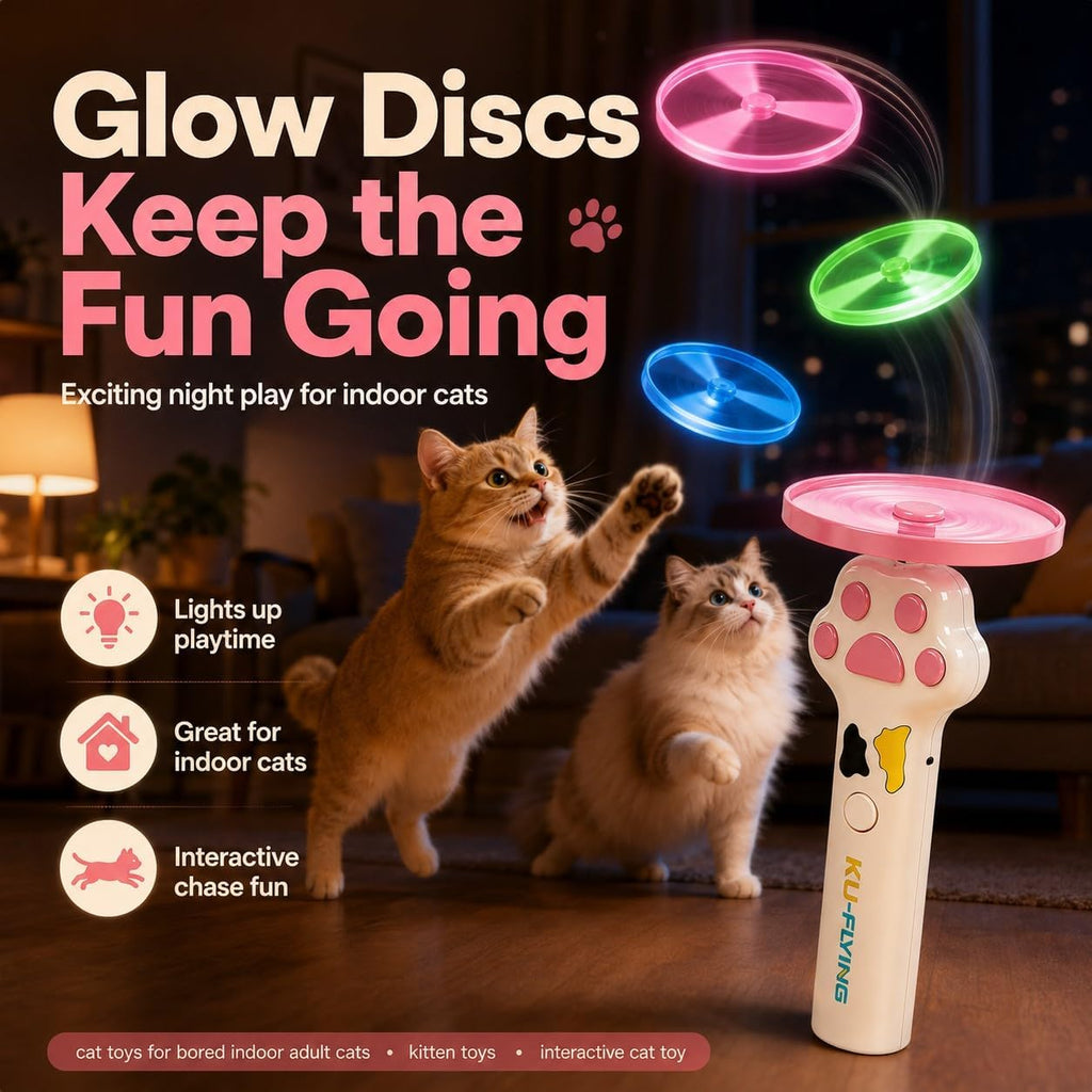 Interactive Cat Toy Launcher For Kittens, Automatic Toy Dispenser