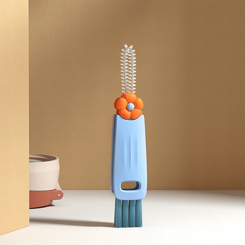 3PCS 3in1 Multifunctional Bottle Cleaning Brush Set For Cup Lids